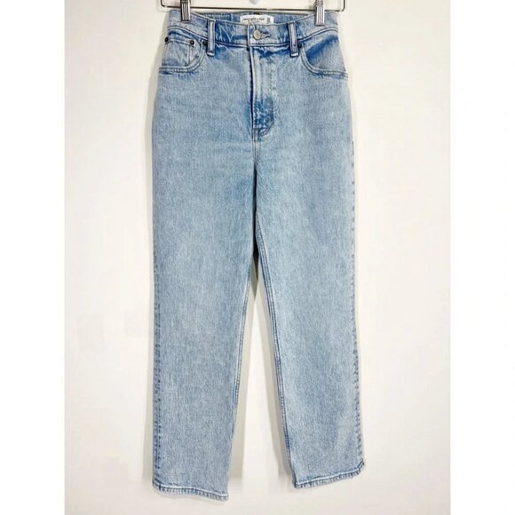 Abercrombie 90s Curve Love Jeans 00 XS Extra Short - Picture 3 of 9